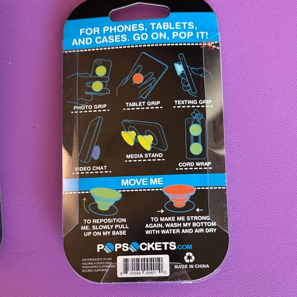 PopSocket West Chester University Rams Purple & Yellow Grip